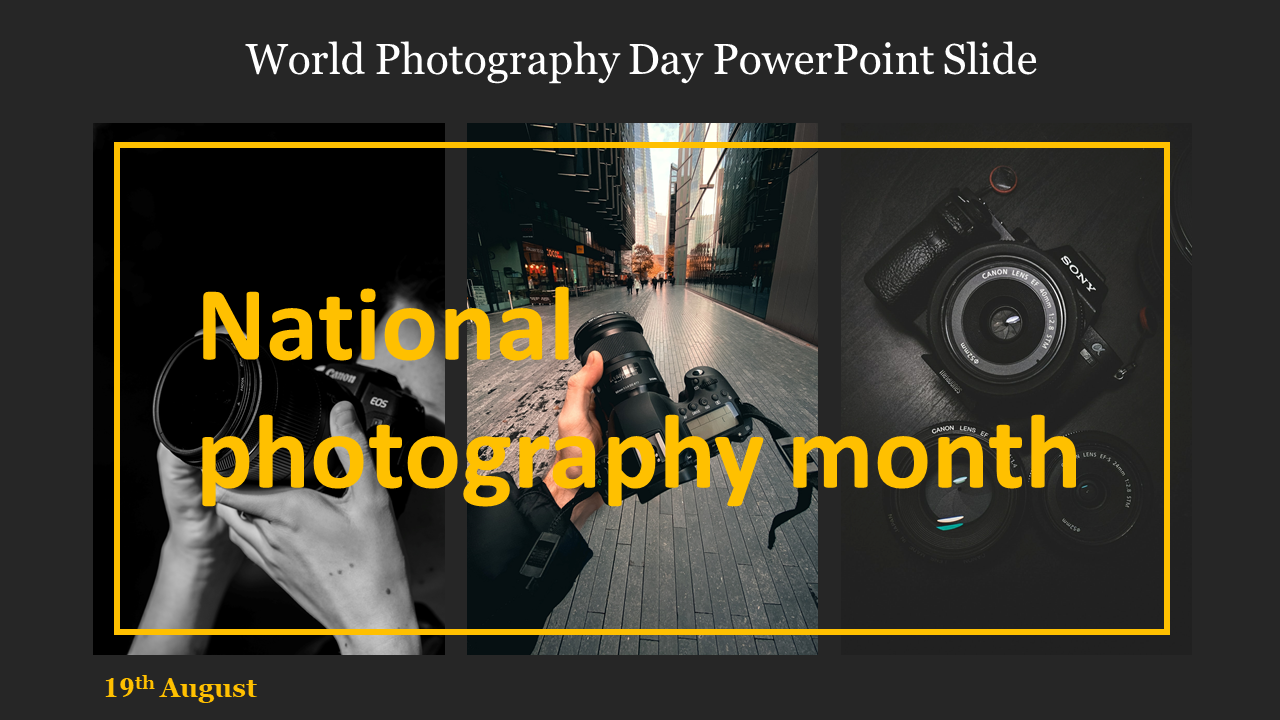 World Photography Day PowerPoint Slide